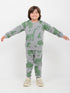 The Dino-Mite Fleece Suit (Grey)
